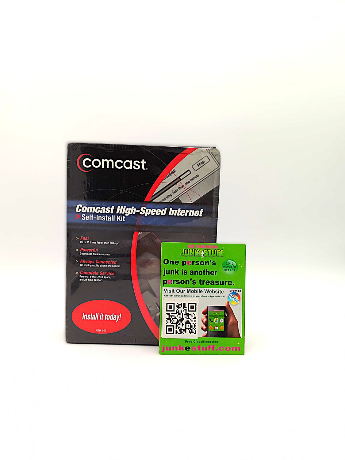 Vintage ComCase High-Speed Internet Self-Install Modem Kit &acirc;�� New in Box, Untested**