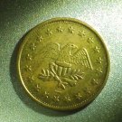 Golden Eagle Paywall Token - No Cash Value Vintage Collectible