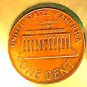 Lincoln Memorial Penny | Floating Roof | Copper | Circulated