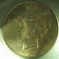 1923 Peace Silver Dollar No Mint Mark - 90% Silver Circulated Eagle Back