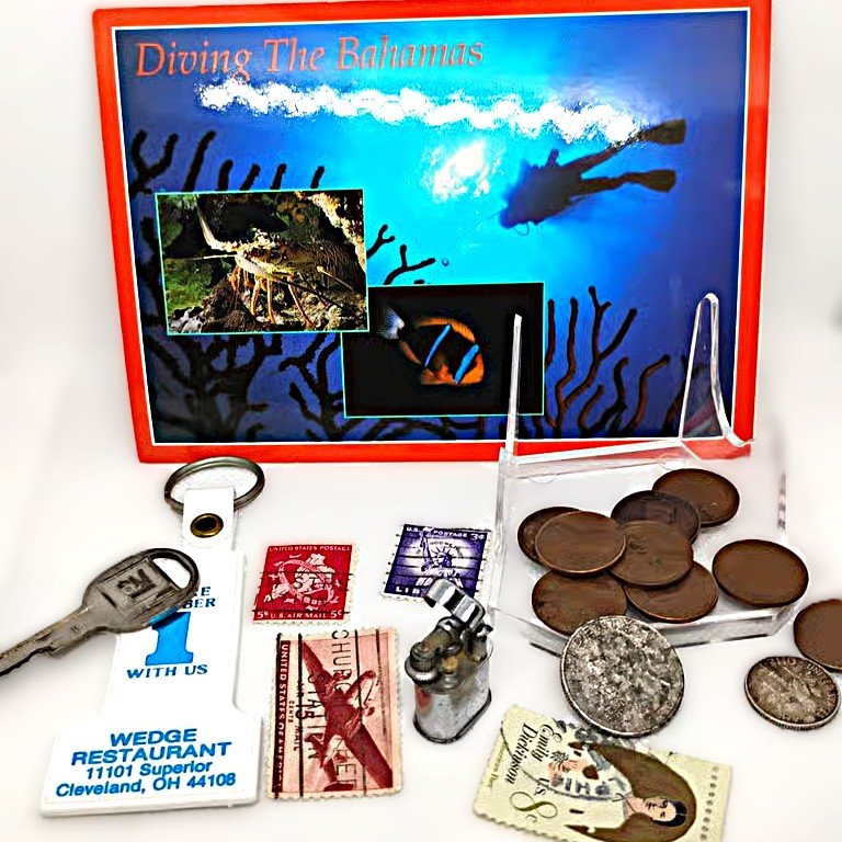 Junk Drawer Silver Quarter Silver Dime & Copper and Wheat Pennies