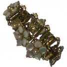 Pearly Flowers Bracelet A24 – 7" x 0.50" | 1.7 oz | Estate Find Pearly Flowers Bracelet A24 – 7" x 0.50" | 1.7 oz | Estate Find