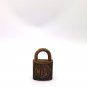 Vintage Brass Top Iron Padlock – No Key | Rare Antique Lock
