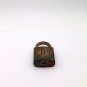 Vintage Brass Top Iron Padlock &acirc;�� No Key | Rare Antique Lock