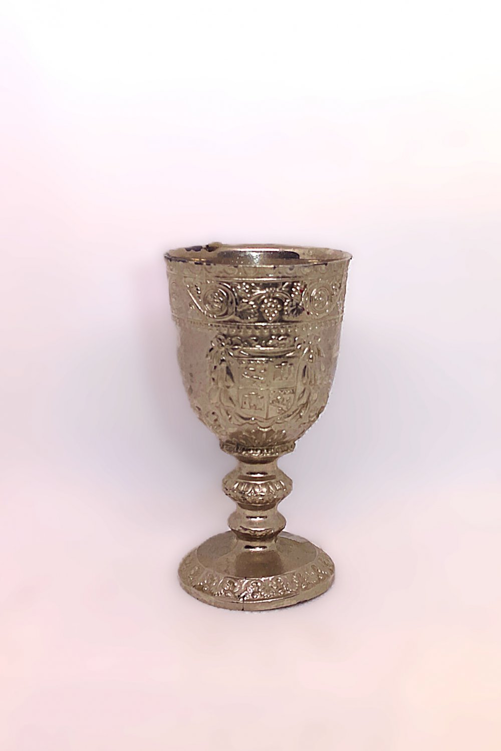 &acirc;��Vintage 1950s Alloy Mini Cup Decor &acirc;�� 3.5&acirc;�&sup3; x 1.75&acirc;�&sup3; | 5 oz Industrial Retro Charm&acirc;��