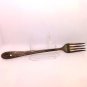 Antique WM Rogers Mfg Co "Extra Plate" Fork – Drilled for Hanging / Upcycle – 7.5" Floral