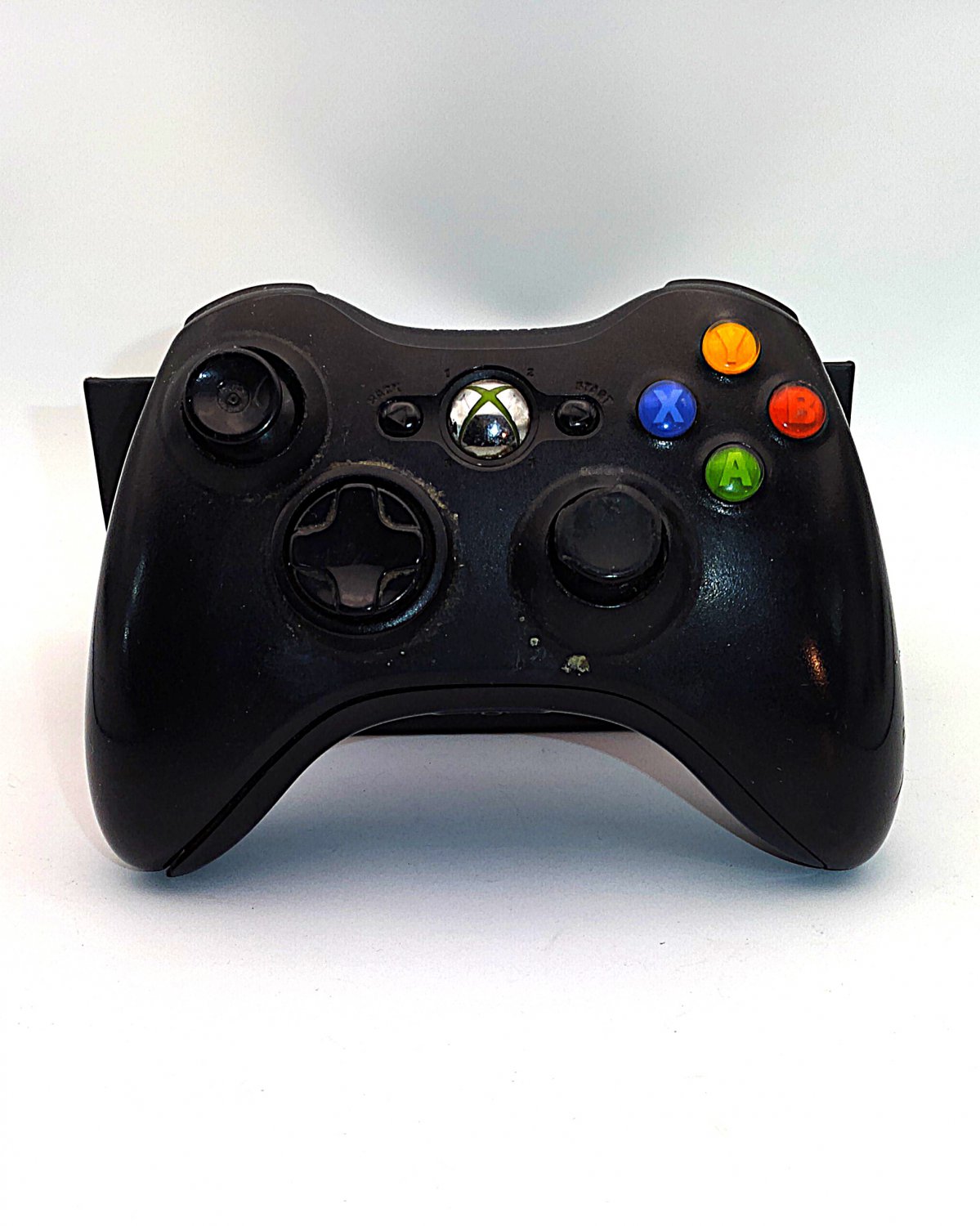 XBox 360 Black Classic Controller without battery cover for Parts