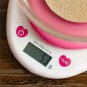 Heart-Shaped Baby Pink Mini Digital Baking Kitchen Scale Precision 0.1g/3kg (Pink)