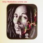 Bob Marley Sticker, Black and White Photo, blunt, Bob Marley Photo with Smoke, BooKooGuru