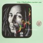 Bob Marley Sticker, Black and White Photo, blunt, Bob Marley Photo with Smoke, BooKooGuru