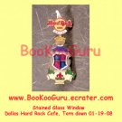 Hard Rock Cafe Dallas Texas, Stained Glass Pin #3, Torn Down, Rare, Limited Edition 300 ! BooKooGuru