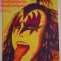 Fiery Gene, Gene Simmons, KISS, Hand-painted original, Acrylics on Canvas, 16x20, BooKooGuru