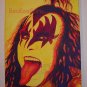 Fiery Gene, Gene Simmons, KISS, Hand-painted original, Acrylics on Canvas, 16x20, BooKooGuru