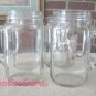 Set of Four (4) Jelly Jar Glasses, Blackburn's Brand, with Handles, Perfect, Pint, BooKooGuru
