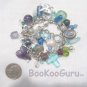 Blue Cha-Cha Bracelet, Original OOAK, Artisan crafted, New, Charm Bracelet, BooKooGuru