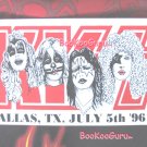 KISS concert sticker 1996 - Dallas Texas - Custom Made - Metal - Eric Carr - Bookooguru