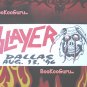 Slayer concert sticker 1996 - Dallas Texas - Metal - Bookooguru
