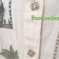 Safari Shirt, No Label, South American Style, Hand-embroidery, Cool Animals, Vintage Clothing