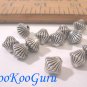 Dozen 6mm Tealight Beads, Vintage & Rare, Silver Tone, Make Jewelry