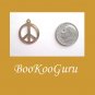 Charm, Peace Sign Charm, Gold Tone, Pendant, Make Earrings, Simple Design, Peace Sign, BooKooGuru