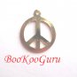 Charm, Peace Sign Charm, Gold Tone, Pendant, Make Earrings, Simple Design, Peace Sign, BooKooGuru
