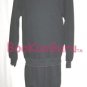 Jerzees Brand Sweatshirt Dress, Only $2, Size M, Black with Red trim, Machine Wash, BooKooGuru