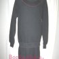 Jerzees Brand Sweatshirt Dress, Only $2, Size M, Black with Red trim, Machine Wash, BooKooGuru
