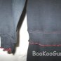 Jerzees Brand Sweatshirt Dress, Only $2, Size M, Black with Red trim, Machine Wash, BooKooGuru