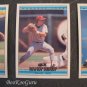 Donruss, 1992, Baseball Cards, Mike Morgan, Randy Ready, Steve Bedrosian, Set of Three, Near Mint
