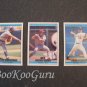 Donruss, 1992, Baseball Cards, Mike Morgan, Randy Ready, Steve Bedrosian, Set of Three, Near Mint