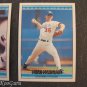 Donruss, 1992, Baseball Cards, Mike Morgan, Randy Ready, Steve Bedrosian, Set of Three, Near Mint