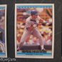 Donruss, 1992, Baseball Cards,Jesse Barfield, Edgar Martinez, Charlie Leibrandt, Set of 3, Near Mint