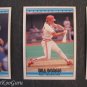 Donruss, 1992, Baseball Trading Cards, Bryan Harvey, Bill Doran, Charlie Hough, Set of 3, Near Mint