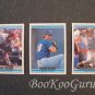 Donruss, 1992, Baseball Trading Cards, Andy Allanson, Mark Davis, Pat Combs, Set of 3, Near Mint