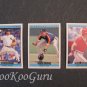 Donruss, 1992, Baseball Trading Cards, Paul O'Neill, Mike Simms, Steve Farr, Set of 3, Near Mint