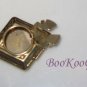 Locket Vintage Button Cover, One (1), Goldtone, Locket Opens Near mint