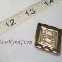 Locket Vintage Button Cover, One (1), Goldtone, Locket Opens Near mint