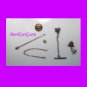 Tie Tack, Tie Pin, Vintage, Unique Style, Screw-on, BooKooGuru, Vintage Jewelry