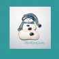 Vintage Snowman Brooch, Snowman Pin, Rare, Vintage Jewelry