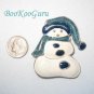 Vintage Snowman Brooch, Snowman Pin, Rare, Vintage Jewelry