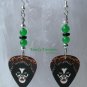 KISS Peter Criss Guitar Pick Earrings, Rock & Rollover Genuine KISS, Hand-crafted
