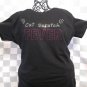 Bling Rhinestone Embellished T-shirt, Black, Cat Scratch Fever Design,Ted Nugent
