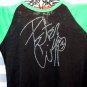 Peter Criss Autograph Signature KISS! Bling Rhinestone Embellished T-shirt