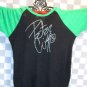 Peter Criss Autograph Signature KISS! Bling Rhinestone Embellished T-shirt