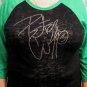 Peter Criss Autograph Signature KISS! Bling Rhinestone Embellished T-shirt