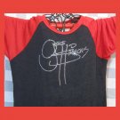 Gene Simmons Autograph Signature KISS! Bling Rhinestone Embellished T-shirt