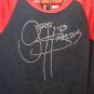Gene Simmons Autograph Signature KISS! Bling Rhinestone Embellished T-shirt