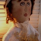Handpainted and Handmade Primitive Doll