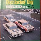 1974 Brands Hatch Disc-jockey day car race program