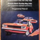 1970 Brands Hatch FORDSPORT SPEED DAY Auto Racing program